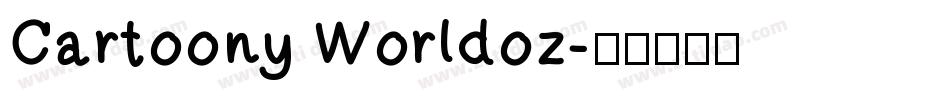 Cartoony Worldoz字体转换